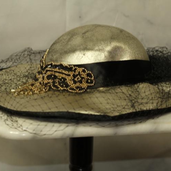 Silver & Gold Victorian Hat main image 4